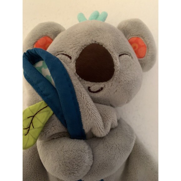 B Baby Lovey Cuddly Plush Koala Bear Gray Lovey Soft Security Blanket Gray - Picture 7 of 9